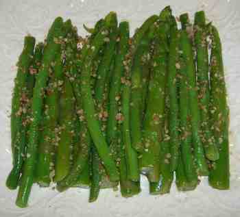 Asparagus and green bean salad