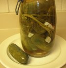 Refrigerator dill pickles